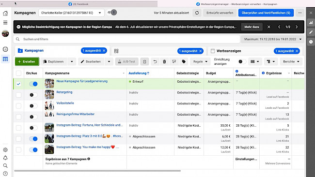 Mitarbeiterakquise Ads schalten