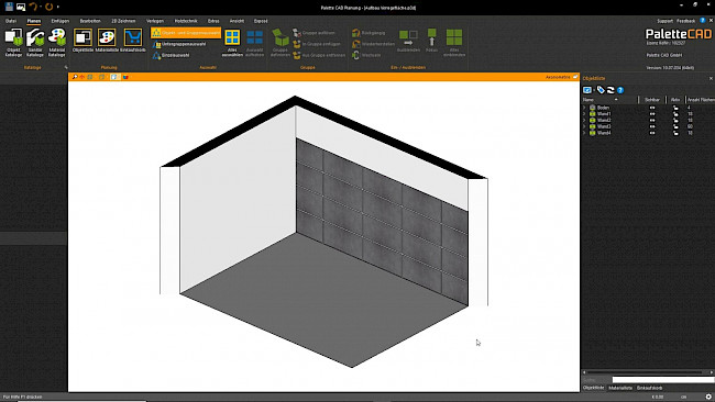 Aufbau eines Fliesenbelags