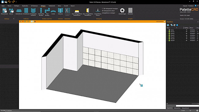 Schneiden vertikal, horizontal und frei