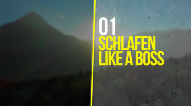 01 - Schlafen like a Boss