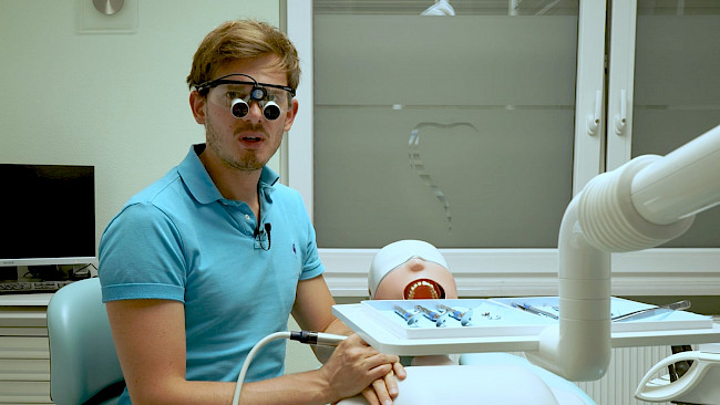 Präparation Zahn 44 Vollkeramikkrone