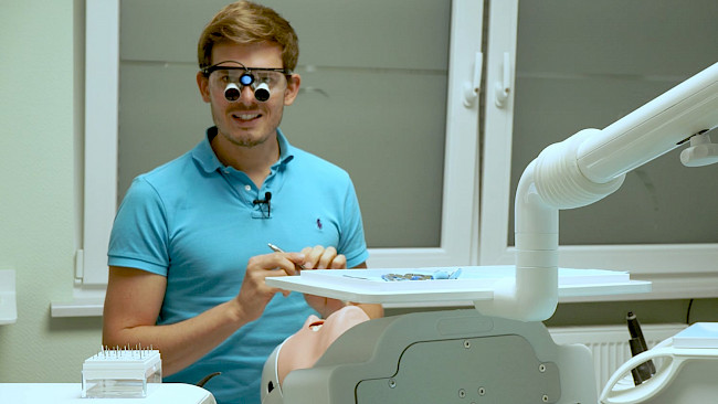 Präparation Zahn 16 Vollgusskrone