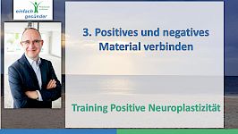 3. Positives und negatives Material verbinden