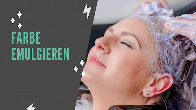 Farbe emulgieren