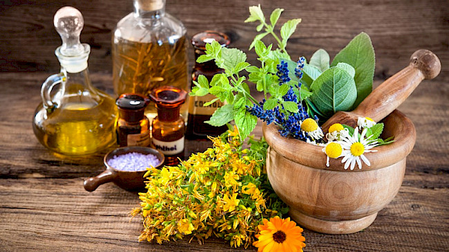 Waldbaden mit ätherischen Ölen