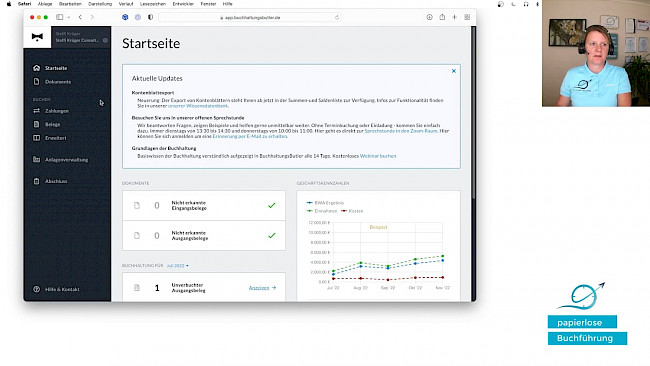 Eingangsrechnungen zur Bank zuordnen