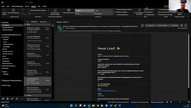 Abwesenheitsnotiz erstellen