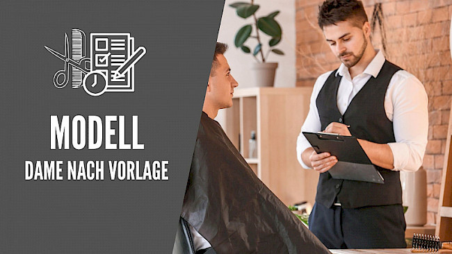 Modell Dame nach Vorlage CoiffureSUISSE