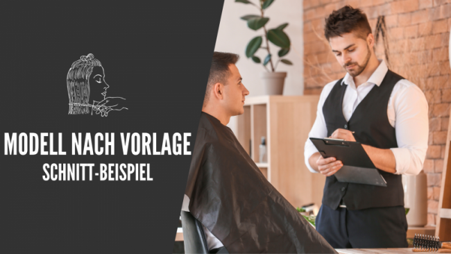 Modell Dame nach eigener Vorlage Schnitt Beispiel