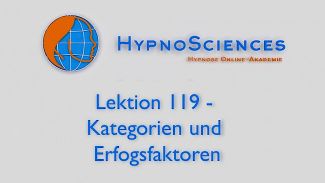 Lektion 119 - Kategorien und Erfolgsfaktoren