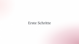 Erste Schritte