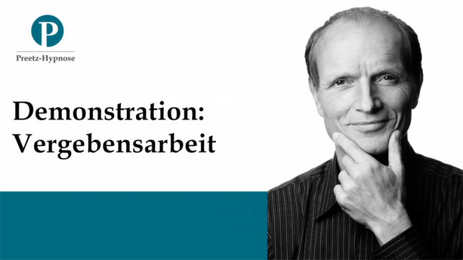 Demonstration - Vergebensarbeit