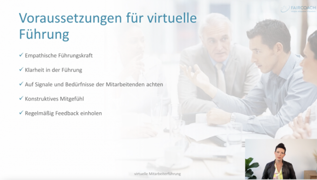 Definition und Voraussetzungen virtueller Führung