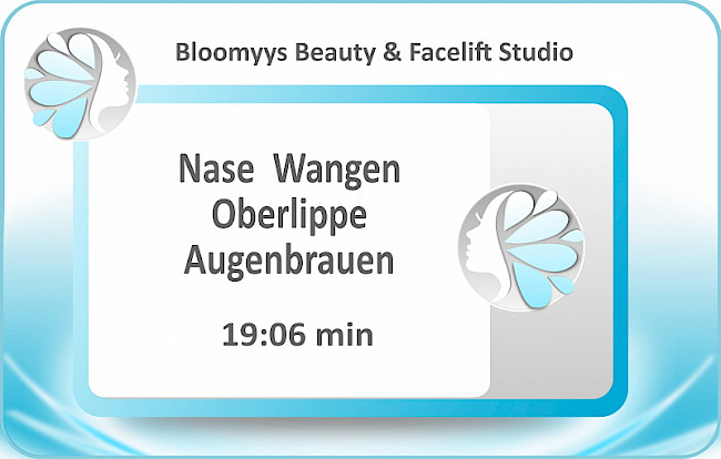 Nase Wangen Oberlippe Augenbrauen