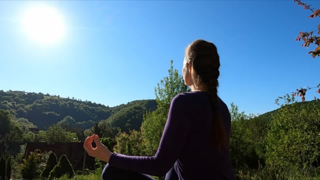 Die Ruheübung im Sitzen