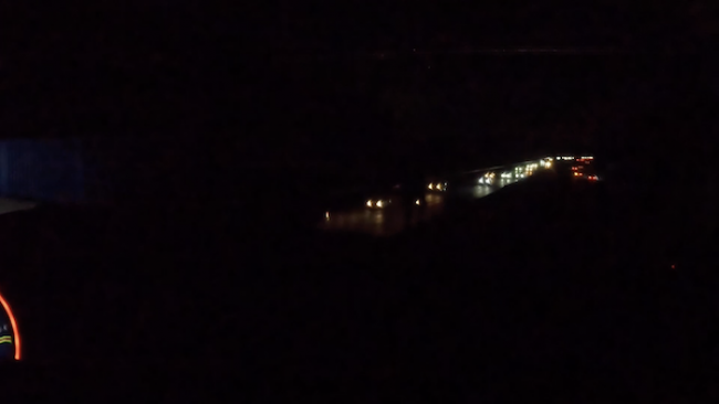 Nachts über die Autobahn