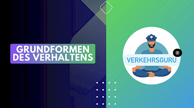 Grundformen des Verkehrsverhaltens + Verhalten ggü. Fußgängern