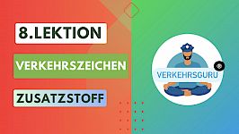 Zusatzstoff - Verkehrszeichen