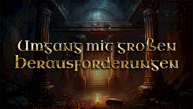 Umgang mit großen Herausforderungen