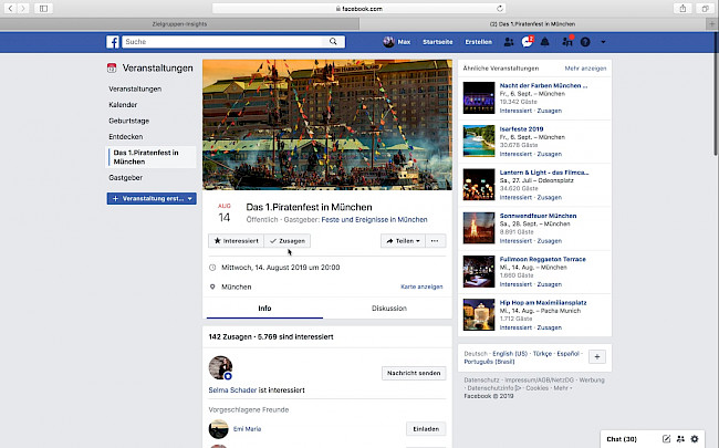 Veranstaltung bewerben