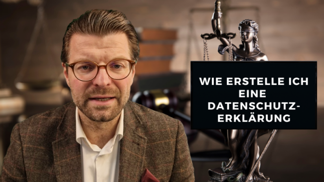 Wie erstelle ich eine Datenschutzerklärung?