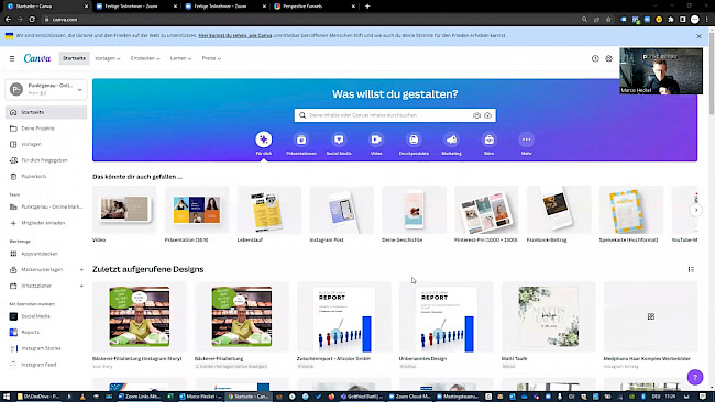 Hintergrund für Video erstellen