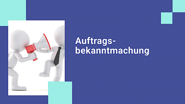 Auftragsbekanntmachung