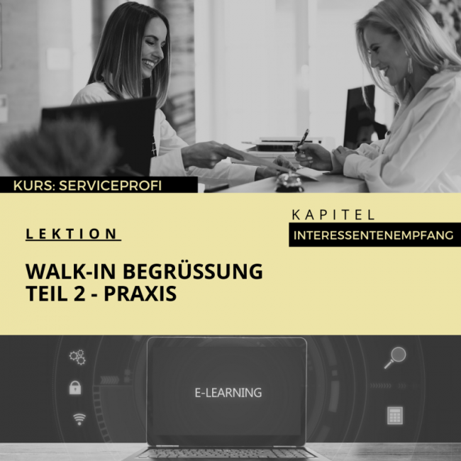 Walk-In Begrüßung - Praxis