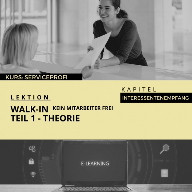 Walk-In (kein Mitarbeiter frei) - Theorie
