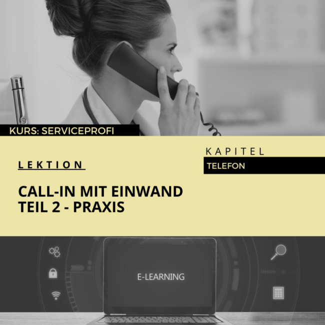 Call-In (mit Preiseinwand) - Praxis
