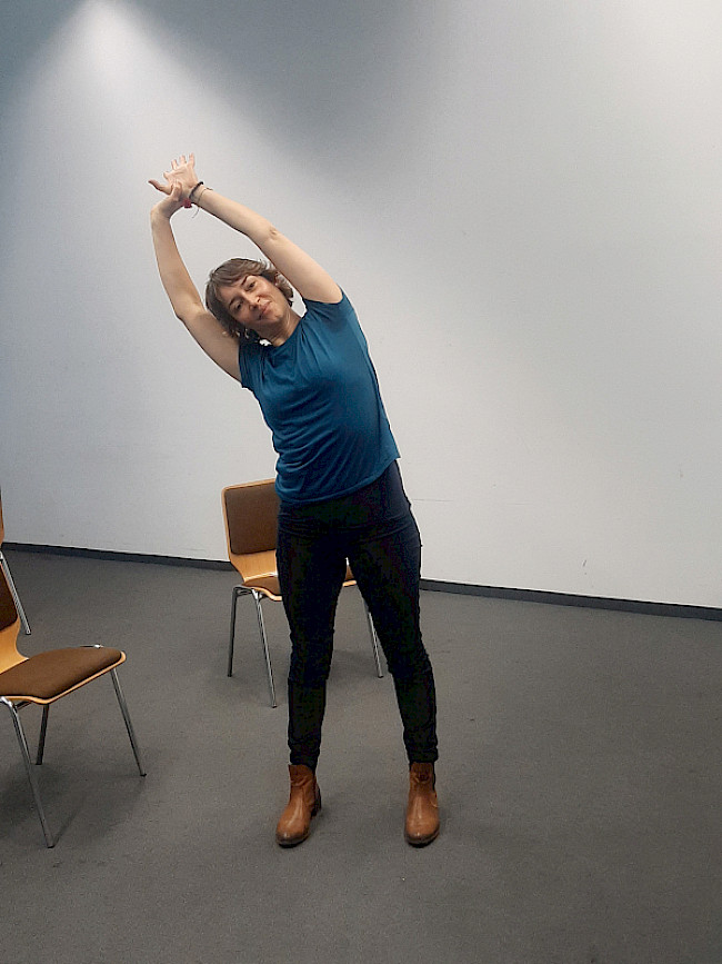 Dehnung der Körperseite