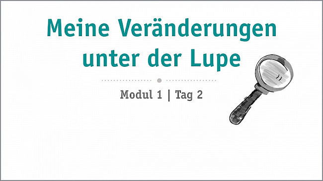 Meine Veränderungen unter der Lupe