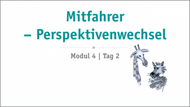 Mitfahrer – Perspektivenwechsel