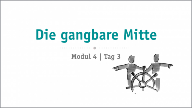 Die gangbare Mitte