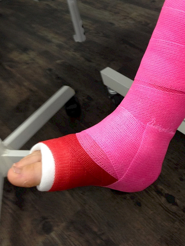 Stürze, Prellungen, Verstauchungen, Brüche