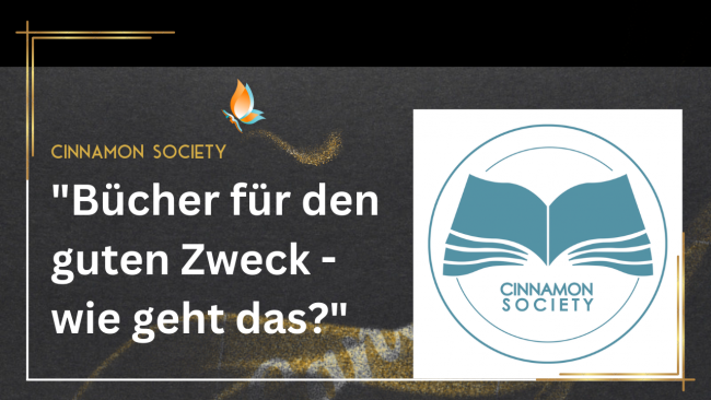 Bücher für den guten Zweck - wie geht das? - Cinnamon Society