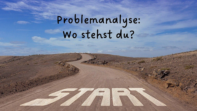 Problemanalyse: Wo stehst du?