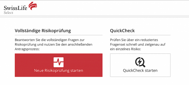 Pflicht: Versdiagnose & Risikovorprüfung