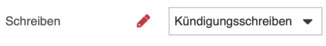 Pflicht: Kündigung - Sachverträge