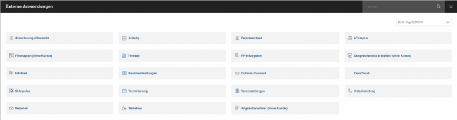 Aufbau CRM