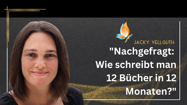Nachgefragt: Wie schreibt man 12 Bücher in 12 Monaten? - LIVE Talk Mit Jacky Vellguth
