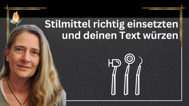 Stilmittel richtig einsetzten und deinen Text würzen mit Ilka Sommer
