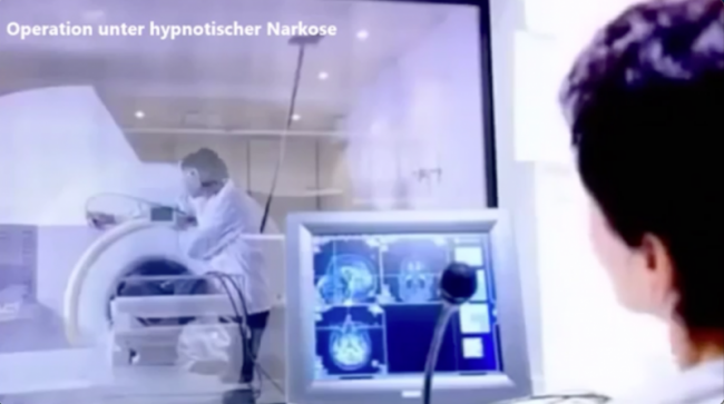 Operation unter hypnotischer Narkose