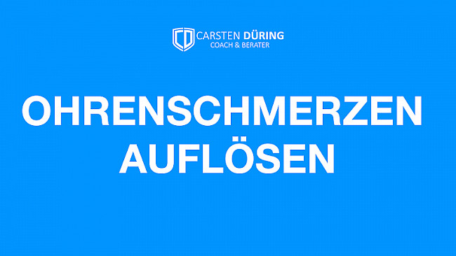 Ohrenschmerzen Auflösen