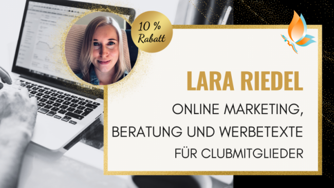 Online Marketing Beratung und Werbetexte - Lara Riedel