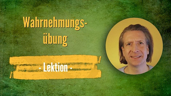 Wahrnehmungsübung