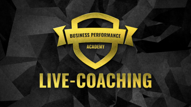 06 Die Academy Live-Coachings