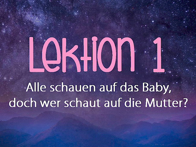 Lektion 1 - Die Anfangsphase