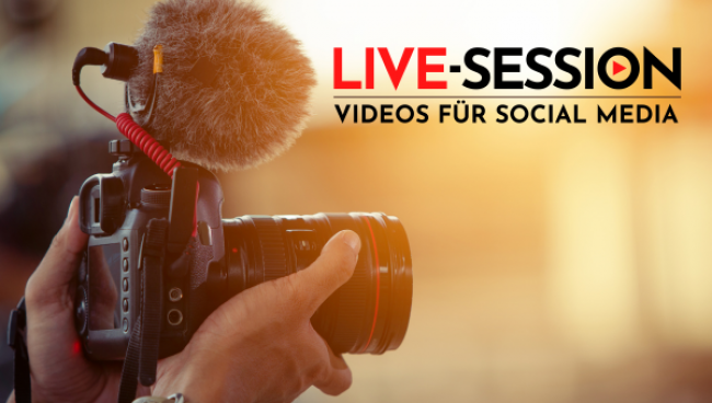Live-Session: Videos für Social Media