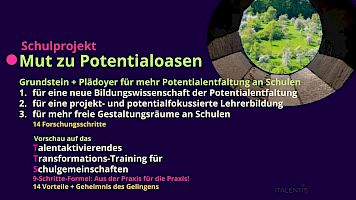 🔴«Mut zu Potentialoasen». Talentaktivierendes Transformations-Training
